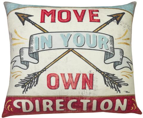 Coussin Move in your own Direction